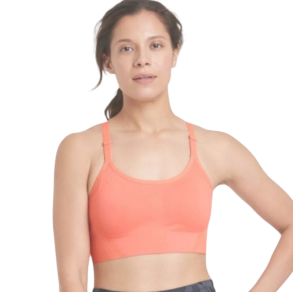 All‎ In Motion High Support Coral Sports Bra NWT